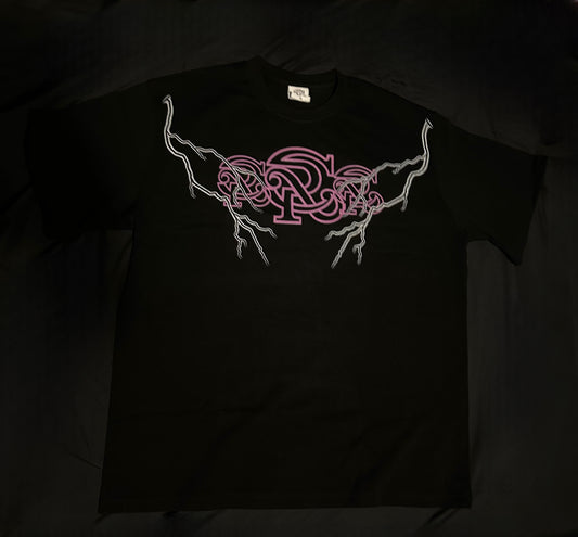 PUPRLE STORM OVERSIZE T SHIRT
