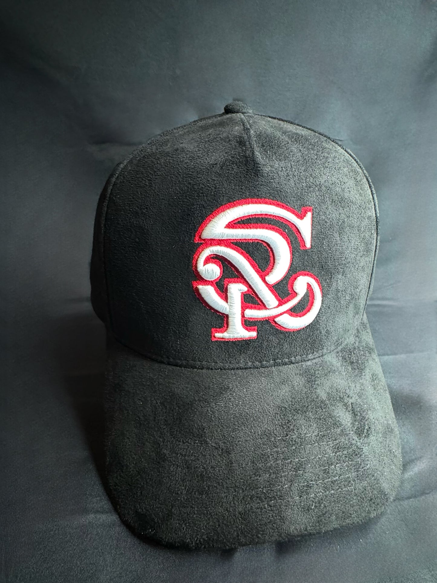 “WARRIOR OF GOD” Black Suede Snapback